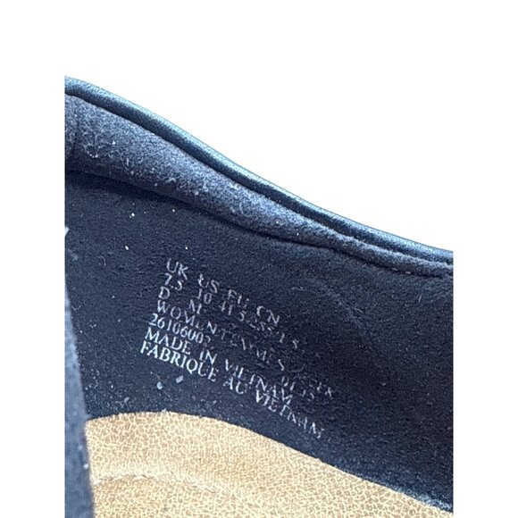 Womens Clarks Size 10 Leather Strappy Low Wedge Sandals Shoe - Picture 10 of 13